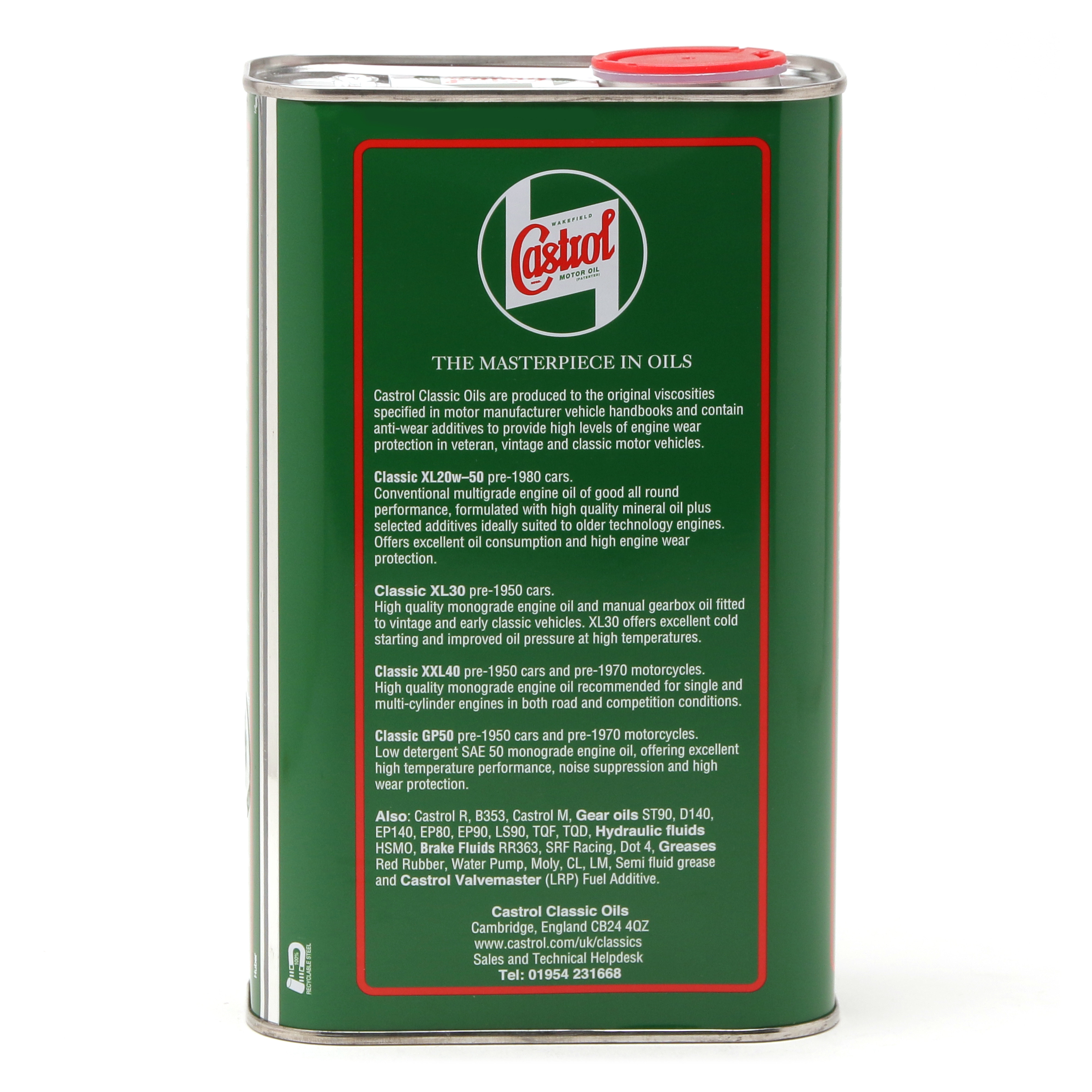 Castrol Classic TQF Oldtimer Automatic Transmission Fluid ATF 1l